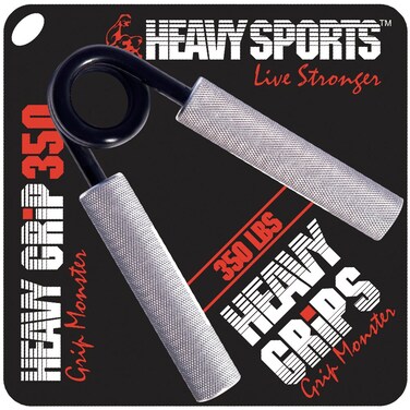 Heavy Grips  350 lbs Resistance  Grip Monster  Grip Strengthener  Hand Exerciser  Hand Grippers for Beginners to Professionals