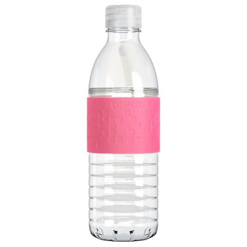 Copco Hydra Reusable Tritan Water Bottle with Spill Resistant Lid and NonSlip Sleeve 169Ounce Pink