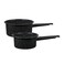 Granite Ware 1 qt y 2 qt saucepan set Enameled steel great for camping outdoor use suitable for oven and direct fire