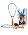 Speedminton SM01FUN10 FUN Set  Alternative to beach ball spike ball badminton incl 1 HELI and one FUN Speeder perfect for the beach park or backyard Blue Orange