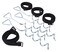 JumpKing Trampoline Anchor Kit  Black