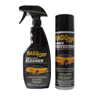 Raggtopp Convertible Top Care Kit  Fabric Cleaner and Protectant Twin Pack