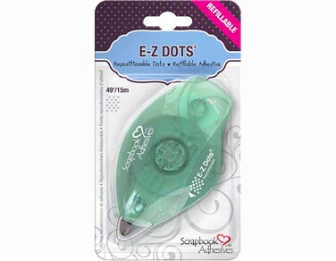 SCRAPBOOK ADHESIVES BY 3L EZ Dots Repositionable Refillable Runner Dispenser 43 Feet