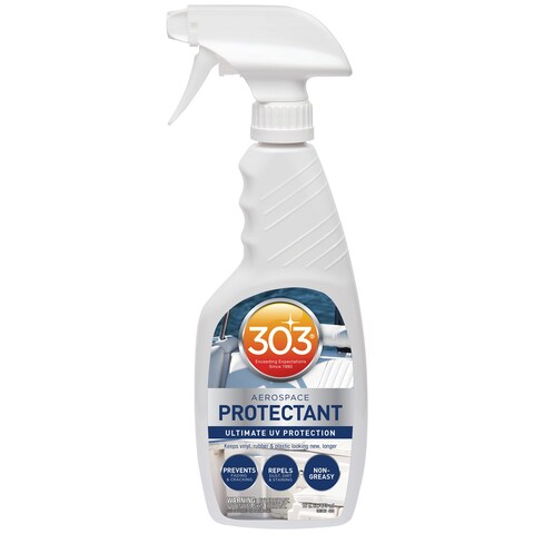 303 30340CSR Marine UV Protectant Spray for Vinyl Plastic Rubber Fiberglass Leather  More  Dust and Dirt RepellantNonToxic Matte Finish 16 Fl oz