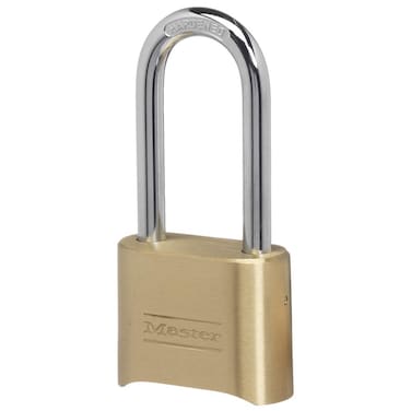 Master Lock 175LH Set Your Own Combination Padlock 214 in Shackle Brass Finish