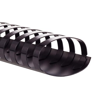 GBC Binding Spines  Spirals  Coils 2 Diameter 500 Sheet Capacity CombBind Black 50 Pack 4200022