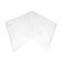 Maxtek 7mm Slim Clear Single CDDVD Case 100 Pieces Pack