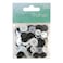 Blumenthal Lansing Black White and Pearlized Round Buttons