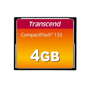 Transcend 4 GB 133X CompactFlash Memory Card TS4GCF133