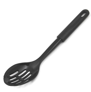 Chef Craft Basic Nylon Slotted Spoon 115 inch Black
