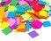 Hygloss Mosaic Squares  Bright Cardstock Squares  1 Inch x 1 Inch  Great for Arts  Crafts DIY Projects Classroom Activities  Much More  10 Assorted Colors  1 000 Squares
