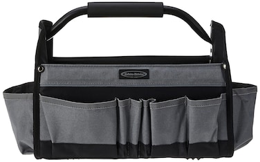 McGuireNicholas 15 Collapsible Tool Tote Grey and Black Tool Tote Bag 22015