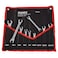 Sunex Tools 9809A Flare Nut Wrench Set 14x515  58  1116 9mm x 11mm  19mm x 21mm Fully Polished 9Piece Includes RollCase SAE  Metric
