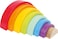 Wooden Rainbow Building Blocks with Ball Large by Small Foot  Babies Learn HandEye Coordination Patterns Colors While Developing Fine Motor Skills  Educational Game for Toddlers Age 12 months