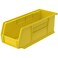 AkroMils 30224 AkroBins Plastic Hanging Stackable Storage Organizer Bin 11Inch x 4Inch x 4Inch Yellow 12Pack
