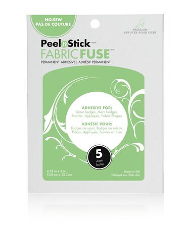 iCraft PeelnStick Fabric Fuse Sheets 425 Inches x 5 Inches