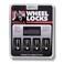 Gorilla Automotive 71631NBC Acorn Black Chrome Wheel Locks 12mm x 150 Thread Size Pack of 4