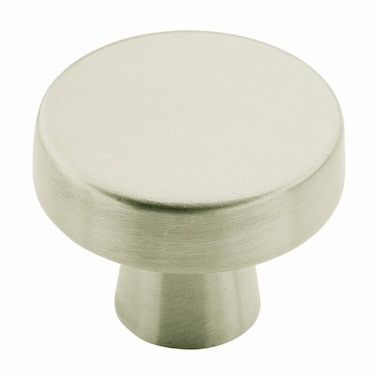 Amerock  Cabinet Knob  Satin Nickel  1516 inch 33 mm Diameter  Blackrock  1 Pack  Drawer Knob  Cabinet Hardware