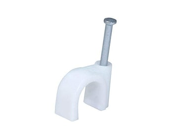 Monoprice Circle cable clips with steel nail 10mm 100pcsPack