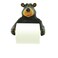 WD Willie Black Bear Holding Roll of Toilet Tissue Wall Mounted Toilet Paper Holder Rack 75