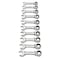 GEARWRENCH 10 Piece 12 Point Stubby Ratcheting Combination Wrench Metric Set  9520D