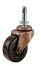 Shepherd Hardware 9345 2Inch Medium Duty Stem Caster 2PackBlack