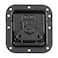 Reliable Hardware Company RHA3020BKA Road Case Spring Loaded Recessed Latch Medium Butterfly Black