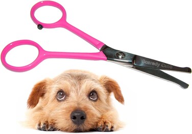Tiny Trim 45 BallTipped Scissor for Dog Cat and all Pet Grooming  Ear Nose Face  Paw  Scaredy Cuts small Safety Scissor