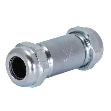Eastman 378 Inch Long Pattern Compression Coupling 12 Inch IPS Galvanized Steel 20562