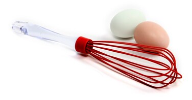 Norpro Silicone Whisk Red One Size As Shown
