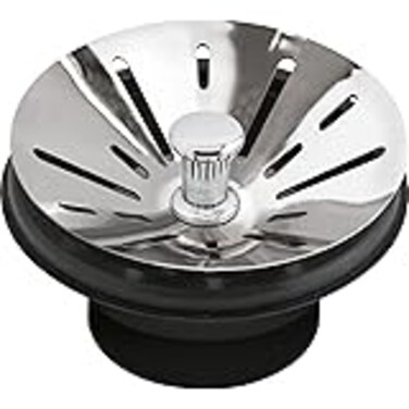 Elkay LKDS99 312 Polished Stainless Steel Disposal StopperStrainer for InSinkErator Disposal Chrome  Silver