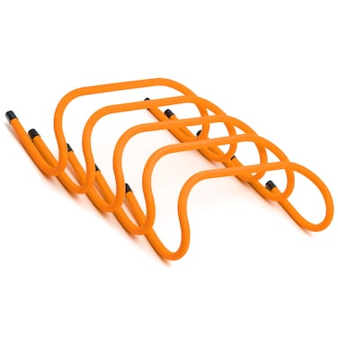 Trademark Innovations 6 Speed Training Hurdles Set of 5 Orange