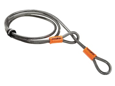 Kryptonite KryptoFlex Security Cable 26FT4FT7FT30FT Long Braided Steel Flex Bike Lock AntiTheft Cable with Looped Ends for Outdoor Equipment ULock and Padlock 5mm10mm ThickGreyOrange