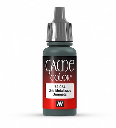 Vallejo Game Color Gunmetal Metal Paint 17ml