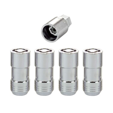 McGard 24210 Chrome Cone Seat Wheel Locks M14 x 15 Thread Size  Set of 4