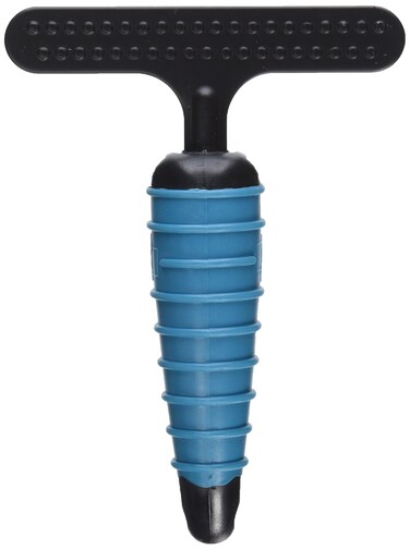 Master Grooming Tools Ergonomic DoubleRow Undercoat Rakes  Efficient Tools for Grooming Dogs 39 Pins Blue