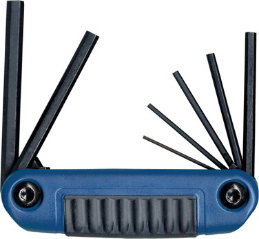 EKLIND 25171 ErgoFold Foldup Hex Key allen wrench  7pc set Metric MM sizes 156