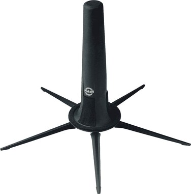 KM Knig  Meyer Soprano Saxophone InBell 5 Leg Stand 1529000055 Professional Grade for all Musicians  Lightweight  Compact  Stable Secure NonSlip Feet  German Made  Black