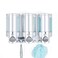 Better Living Products Aviva Shower Dispenser 3 Shampoo and Soap Dispenser 3 x 11 fl oz Satin Silver 112 x 35 x 7
