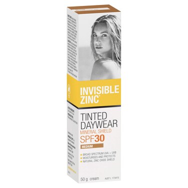 Invisible Zinc Tinted Daywear Medium SPF 30 UVAUVB 50g