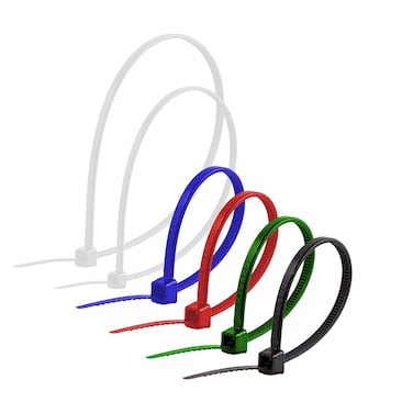 GE 50724 Plastic Cable Ties Assorted Sizes 1000 pk