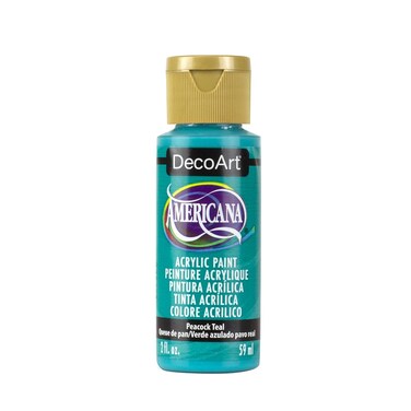 DecoArt Americana Acrylic Paint 2oz Peacock Teal