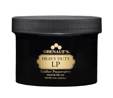 Obenaufs Heavy Duty LP Leather Preservative 8oz All Natural Beeswax Oil Conditioner Rejuvenate Restore  Preserve Sunfaded or Cracked Boots Jackets Saddles Car Auto Upholstery Furniture USA Made