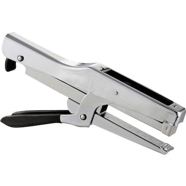 Bostitch Office Plier Stapler 20 Sheet Capacity EZ Squeeze Handle Reduced Effort No Jam Technology Chrome