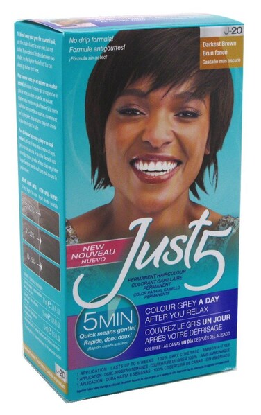 Just 5 Color Darkest Brown 3 Pack
