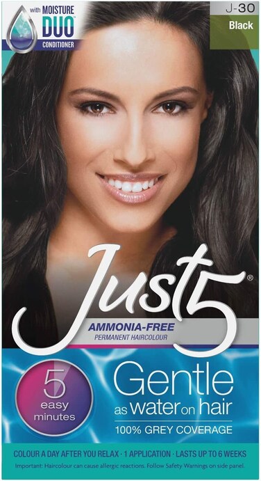 Just 5 Womens Hair Color Black J30 3 Pack