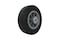 Shepherd Hardware 9600 8Inch Hand Truck Replacement Wheel Solid Rubber 212Inch Ribbed Tread 58Inch Bore Offset Axle