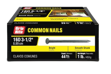 Grip Rite 16C1 16d 312 Length 1132 Head Size 8 Gauge