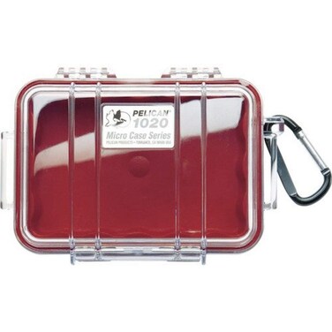Pelican 1020 Micro Case RedClear