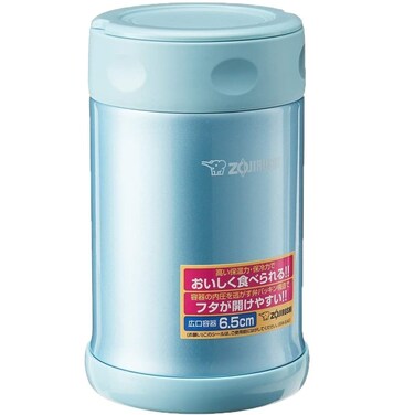 Zojirushi Stainless Steel Food Jar 169Ounce Aqua Blue